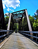 Wooden bridge adventure