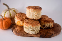 OG Honey, Cheddar Scallion, Rosemary Thyme, Cranberry Brie biscuits by @Buttered508