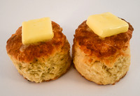 Buttered Rosemary Thyme Biscuits